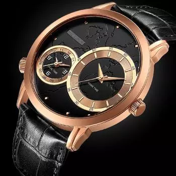 Мужские часы, роскошные брендовые модные мужские наручные часы, водонепроницаемые спортивные часы 30 м, повседневные кварцевые деловые часы из натуральной кожи
