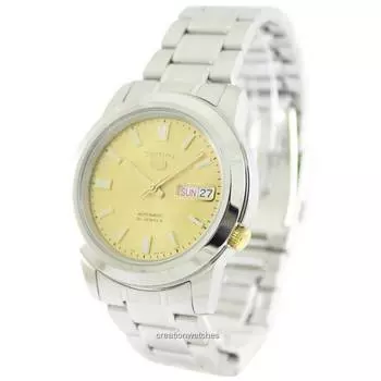Seiko 5 Автоматические 21 драгоценный камень SNKK13 SNKK13K1 SNKK13K Мужские часы золотой