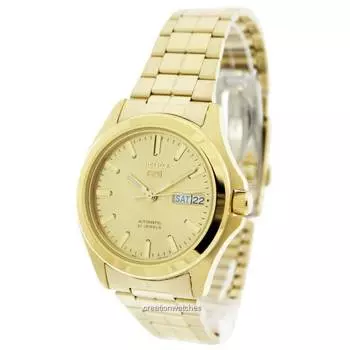 Мужские часы Seiko 5 автоматические 21 камень SNKK98 SNKK98K1 SNKK98K золотой