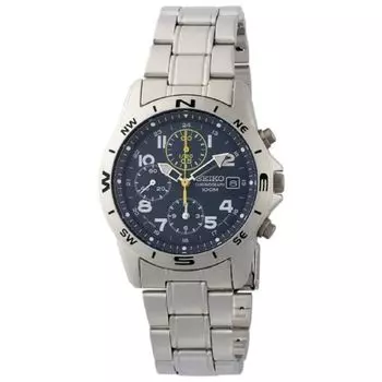 Мужские часы SEIKO Chronograph SND379P с маленькой секундной стрелкой и светящимся указателем НОВИНКА