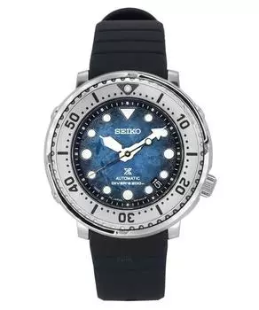 Мужские часы Seiko Prospex Save The Ocean Special Edition с синим циферблатом, 23 камня, автоматические дайверские SRPH77J1 200M