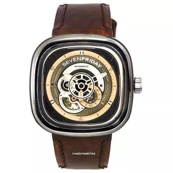 Мужские часы Sevenfriday P-Series с автоматическим запасом хода P2C/01 SF-P2C-01
