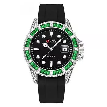 Мужские часы, светящиеся кварцевые часы с календарем, деловые, модные, повседневные, водонепроницаемые мужские часы