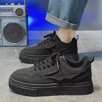 Мужские черные поварские туфли: Осенне-зимняя кухонная защитная обувь кроссовки повседневная спортивная одежда 43