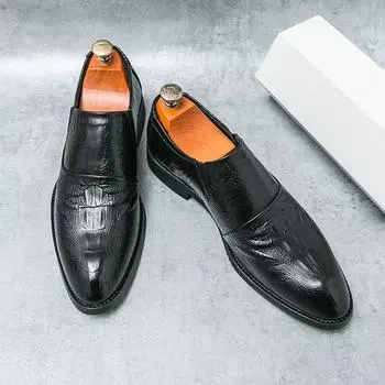 Мужские черные повседневные туфли на плоской подошве, классические кожаные туфли для вождения, деловые туфли, мужские мокасины, большие размеры 38-46, мокасины 38 чёрный