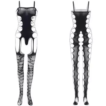 Мужские чулки для всего тела, костюмы для ночного клуба, мужское сексуальное сетчатое прозрачное обтягивающее нижнее белье, одежда для сна XXS