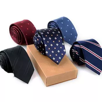 Мужские деловые аксессуары Галстук Мужские аксессуары Галстук из полиэстера 6 см