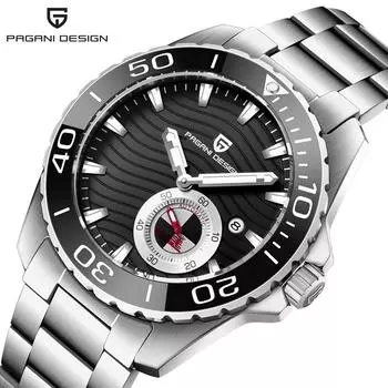 Мужские дизайнерские часы PAGANI, лучший бренд класса люкс, военные механические часы с большим циферблатом, кожаные водонепроницаемые спортивные наручные часы, мужские часы Reloj Hombre