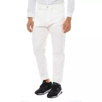 Мужские длинные брюки свободного кроя из мягкой ткани 4I4G572V9