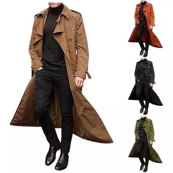 Мужские домашние уличные модные повседневные базовые свободные дышащие быстросохнущие пальто XXL чёрный