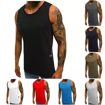 Мужские домашние уличные модные повседневные базовые свободные дышащие быстросохнущие топы L