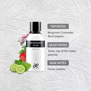 Мужские духи Designer Club-Black Tie от Perfume Lounge | Премиум-парфюм| Подходит для любого случая | Парфюм для свидания, Идеальный подарок для мужчины 100мл 100ML