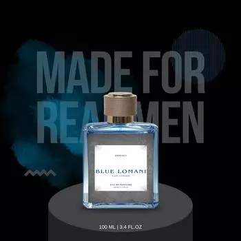 Мужские духи Lomani Wood Paris Cigar Blue Label, 100 мл (жидкость) 100 ML