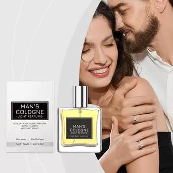 Мужские духи Sandalwood. Стойкие, свежие, легкие духи в подарок. Не содержат раздражающих ингредиентов. Подходит для всех типов кожи. 50 мл. белый