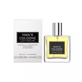 Мужские духи Sandalwood. Стойкие, свежие, легкие духи в подарок. Не содержат раздражающих ингредиентов. Подходит для всех типов кожи. 50 мл. One Size белый