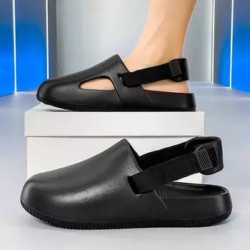 Мужские двухсторонние съемные пляжные сандалии EVA - Туфли в стиле Hole 38-39