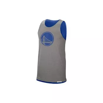 Мужские двусторонние баскетбольные майки Nike Golden State Warriors серо-синие CN0711-495 S
