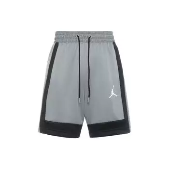 Мужские дышащие эластичные баскетбольные шорты Air Jordan Dri-FIT с прямыми штанинами, дымчато-серые CT4764-084 S