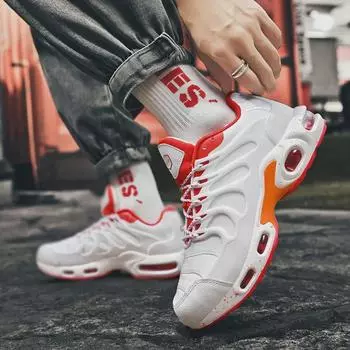 Мужские дышащие амортизирующие кроссовки для бега на осень и зиму 42