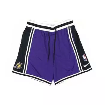 Мужские дышащие баскетбольные шорты со средней посадкой и шнурком Nike Los Angeles Lakers синие DB0660-504 M