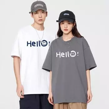 Мужские дышащие футболки из плотного хлопка с круглым вырезом, однотонные мужские футболки с коротким рукавом S белый