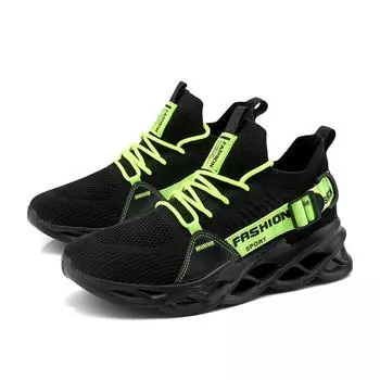 Мужские дышащие кроссовки, легкие, простые, удобные туфли на платформе, уличная обувь для бега и фитнеса 36 белый