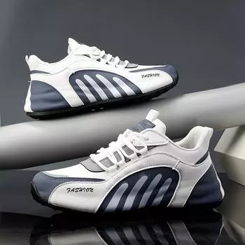 Мужские дышащие кроссовки, удобные кроссовки, модная обувь, спортивная обувь, обувь для бега, прогулочная обувь 39 черный белый
