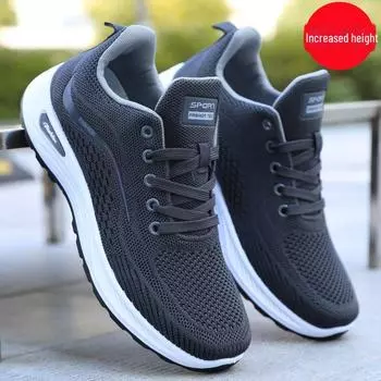 Мужские дышащие летние сетчатые кроссовки для бега - в стиле Old Beijing, дезодорирующие, спортивные и повседневные для людей среднего и пожилого возраста 44