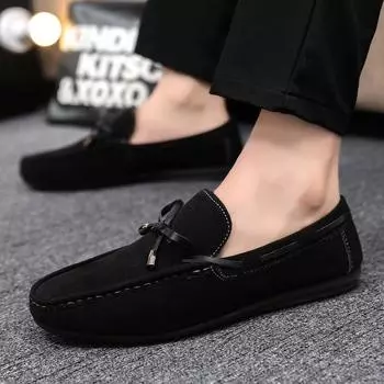 Мужские дышащие летние туфли без застежек: Повседневный, модный и универсальный 39