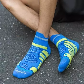 Мужские дышащие носки для спринта, размеры 39–44, спортивные носки для марафона и лодки One-size оранжевый