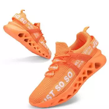 Мужские дышащие плетеные кроссовки Large 48 - спортивная обувь Blade Sole для пар 46