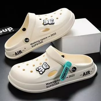 Мужские дышащие пляжные сандалии на толстой подошве с нескользящей подошвой 40/41 (Fits 39-40)