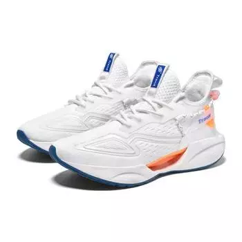 Мужские дышащие трикотажные кроссовки для бега Повседневная обувь на плоской подошве Мужские кроссовки на шнуровке Тренировочная обувь для ходьбы на весну и осень 39