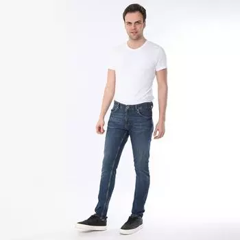 Мужские джинсовые брюки Alfred Slim Fit темно-синие