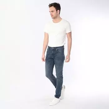 Мужские джинсы Ethan Slim Fit серо-голубые