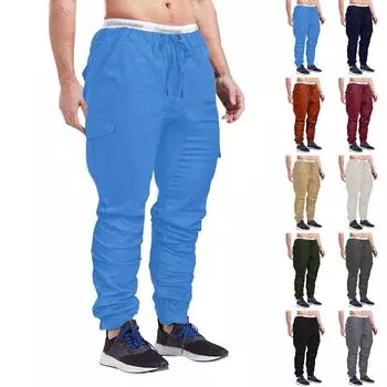 Мужские джинсы, однотонные, рваные, с потертостями, потертые брюки с градиентом L