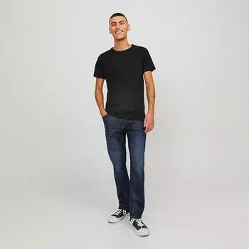 Мужские джинсы прямого кроя темно-синие JACK & JONES US 29 / 30 темно-синий