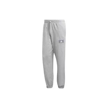 Мужские джоггеры Adidas Essential с манжетами на щиколотках, средние вересково-серые HE4341 S