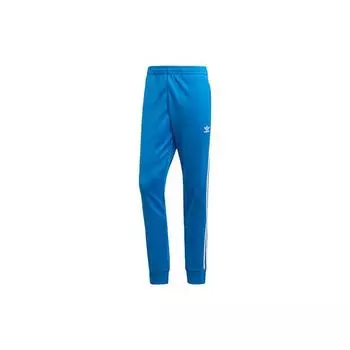 Мужские джоггеры Adidas с боковой полосой и манжетами синие ED6058 S
