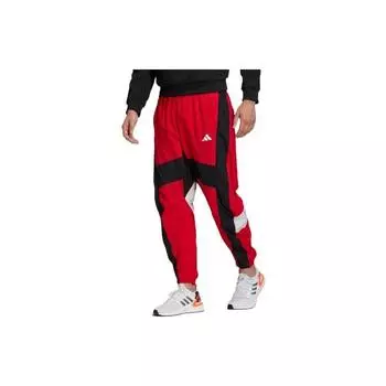 Мужские джоггеры Adidas с логотипом и шнурком, красные FL4685 L
