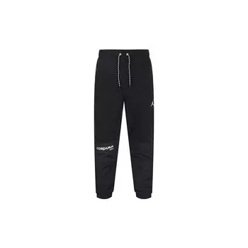 Мужские джоггеры Jordan Winter Utility Cordura на флисовой подкладке в стиле пэчворк, черные CT3385-010 L
