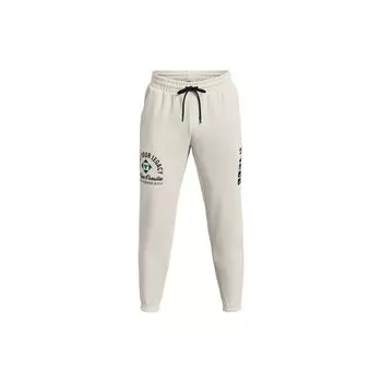 Мужские джоггеры на шнуровке Under Armour Project Rock с рисунком цвета слоновой кости 1377440-130 L