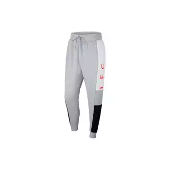Мужские джоггеры Nike Liverpool на флисовой подкладке с принтом и манжетами на щиколотке, волчьи серые CZ3423-012 XS