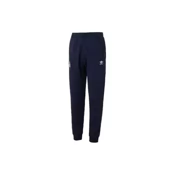 Мужские джоггеры с однотонным логотипом Adidas Originals, темно-синие IK8717 S