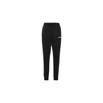 Мужские джоггеры в полоску Adidas с вязаными манжетами, черные DU0468 S