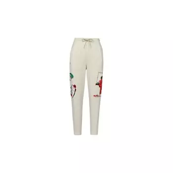 Мужские флисовые джоггеры Jordan x Jacob Rochester Artist Series с характерным принтом, светло-серые DV1602-141 L