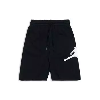 Мужские флисовые шорты Jordan Jumpman с дышащей завязкой, черные AQ3115-010 M