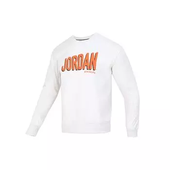 Мужские флисовые свитшоты Jordan Flight Mvp Gfx белого цвета DV7589-030 L