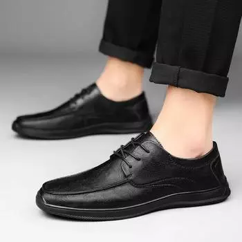 Мужские формальные оксфорды из натуральной кожи на шнуровке, модная элегантная рабочая обувь в стиле ретро, деловая мужская обувь, Sapatos Para Hombre, Zapatos Hombre 38