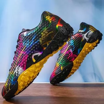 Мужские футбольные бутсы Детские футбольные бутсы Женские профессиональные футбольные бутсы Противоскользящие футбольные бутсы Chaussure TF/FG Уличные футбольные бутсы 37